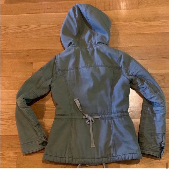 Abercrombie and Fitch green winter jacket - Picture 7 of 16
